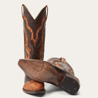 Hartley Boots Brown Women Stetson Western