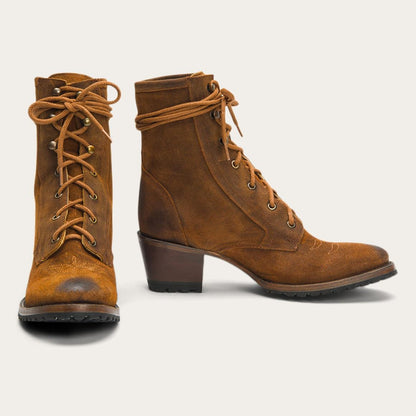 Hattie Boots Brown Women Stetson Outdoor