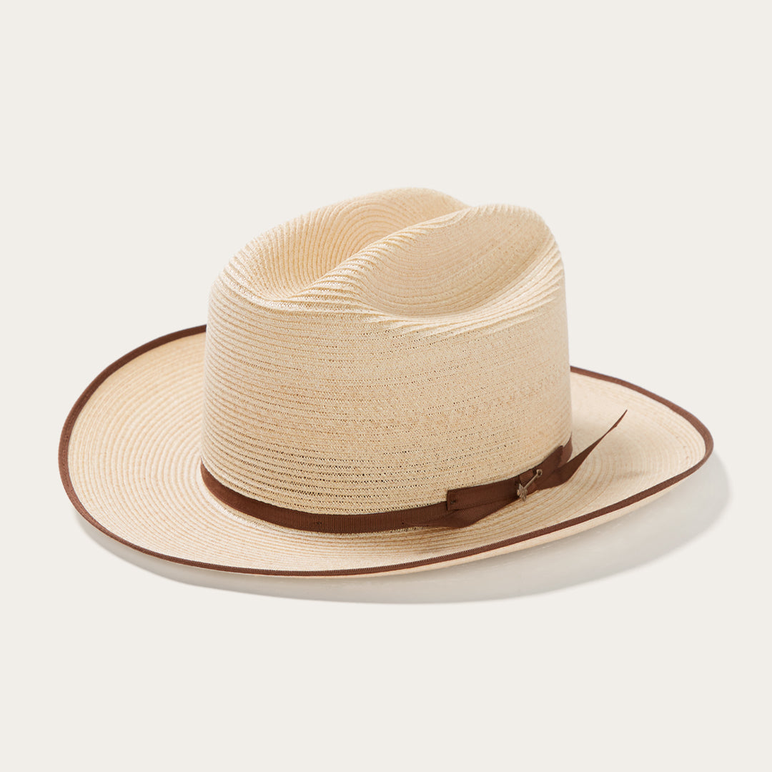 Hemp Straw Open Road Natural Men/Women Stetson Fedora