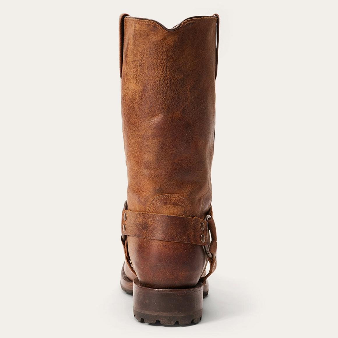 Heritage Harness Boots Oiled Brown Men Stetson Western