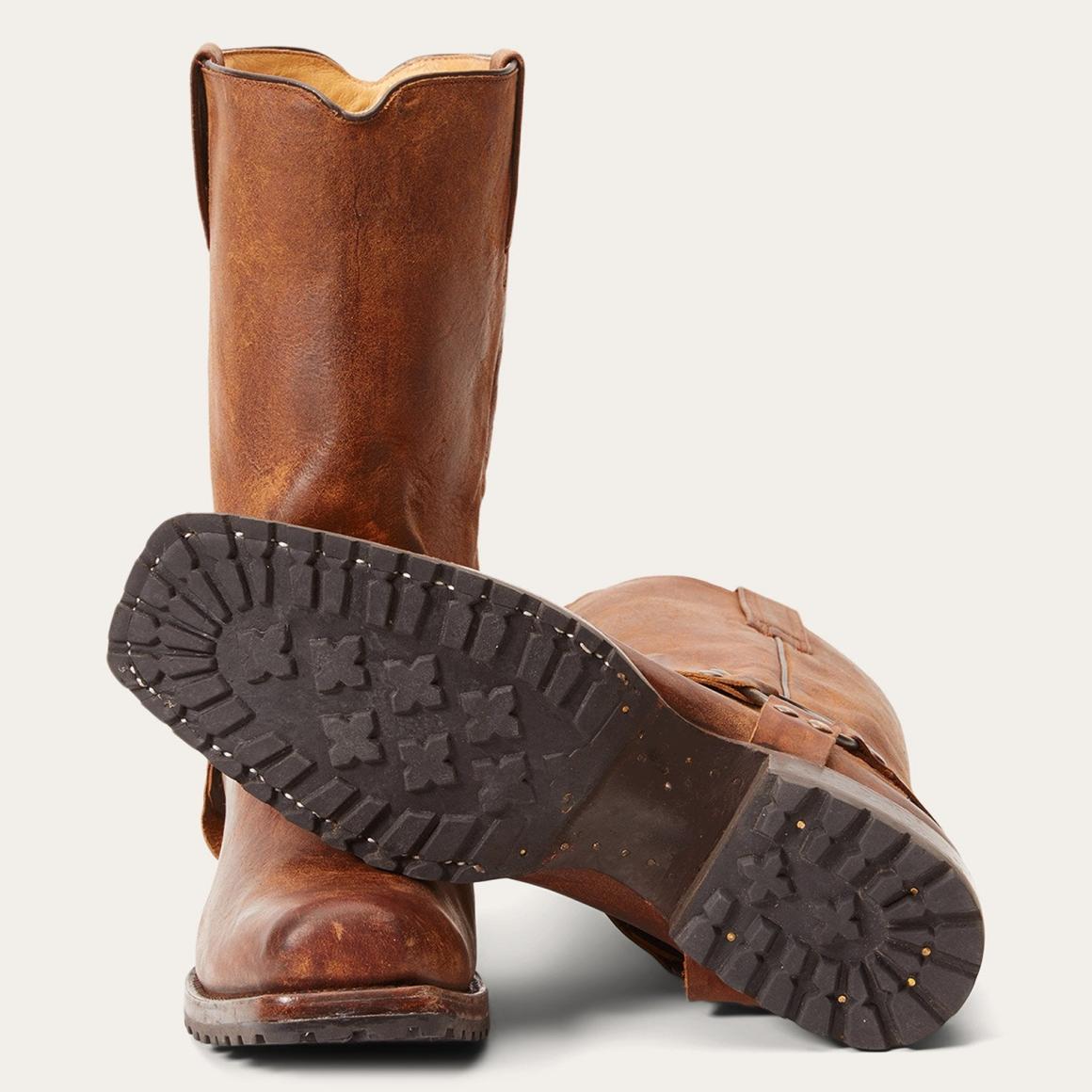 Heritage Harness Boots Oiled Brown Men Stetson Western