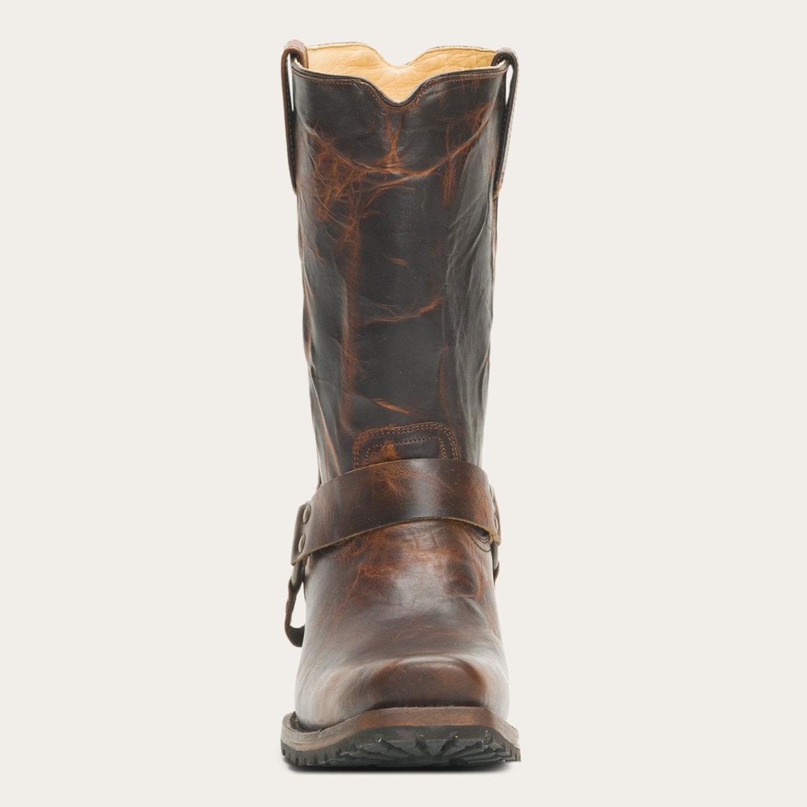 Heritage Harness Boots Waxed Brown Men Stetson Western