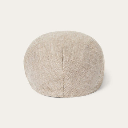 Herringbone Linen Ivy Cap Beige Herringbone Men/Women Stetson Caps & Truckers