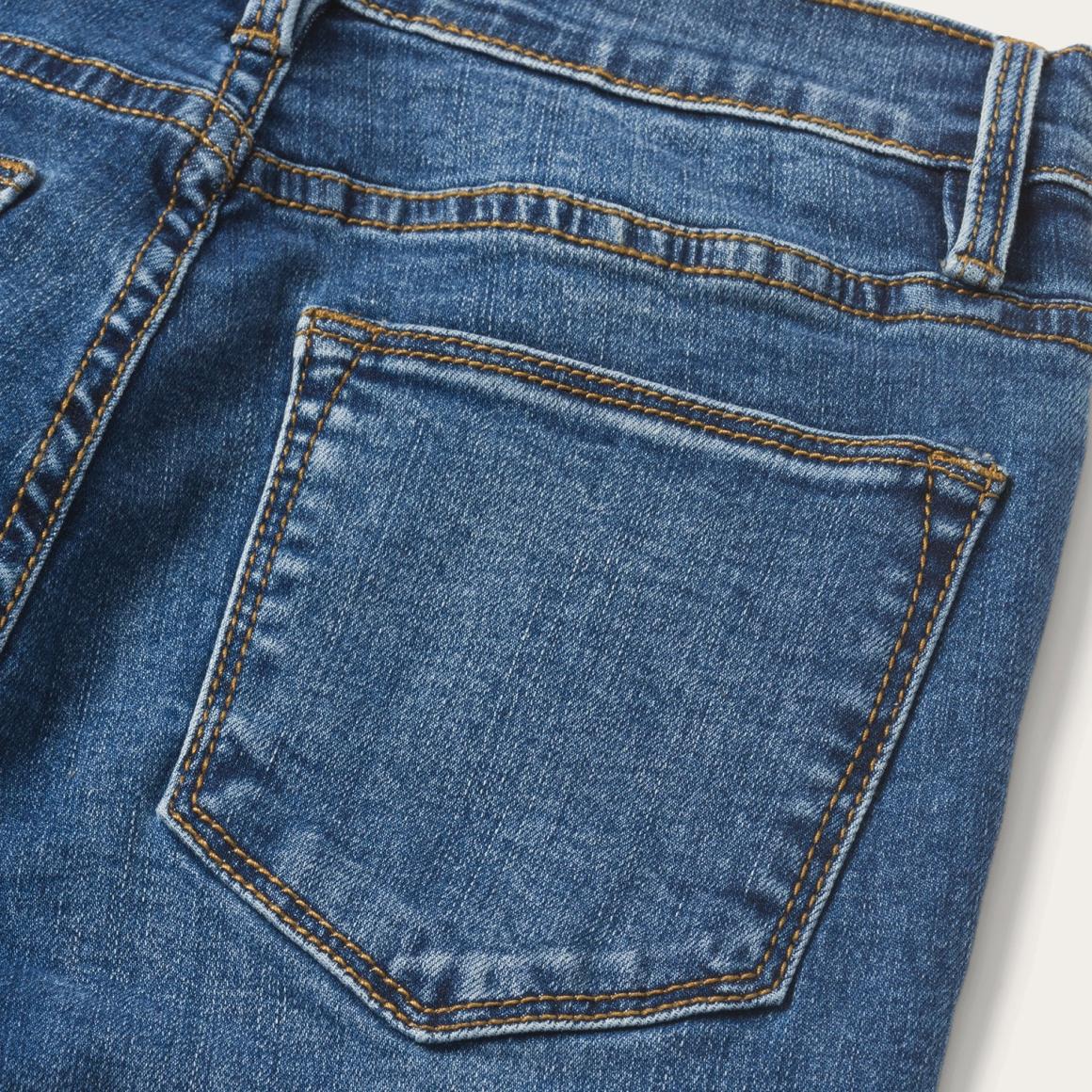 High Waist Flare Jean Blue Women Stetson Denim