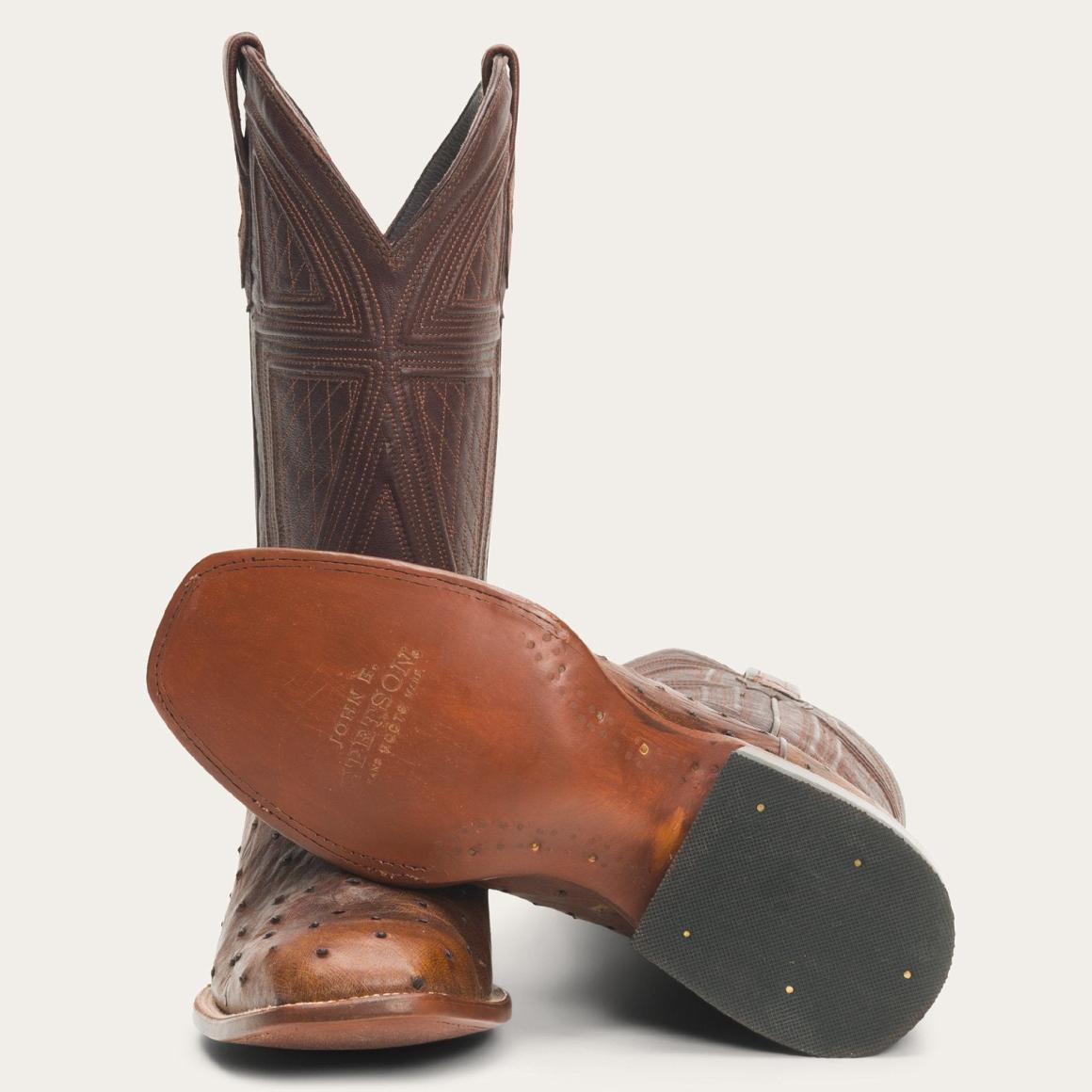 Jackson Boots Brown Men Stetson Exotics