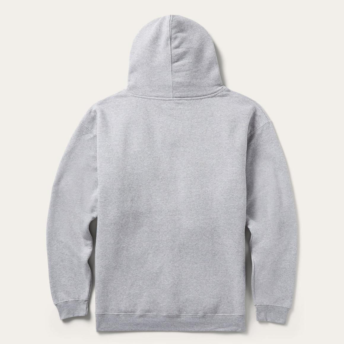 John B. Co. Hooded Sweatshirt Grey Men Stetson Sweaters & Hoodies