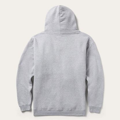 John B. Co. Hooded Sweatshirt Grey Men Stetson Sweaters & Hoodies