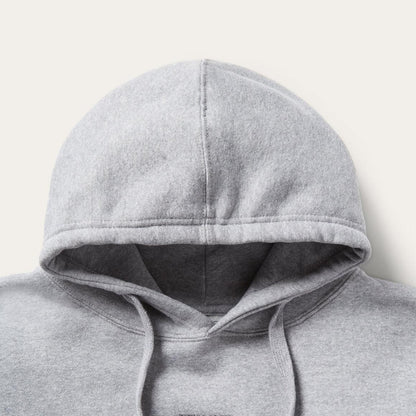 John B. Co. Hooded Sweatshirt Grey Men Stetson Sweaters & Hoodies