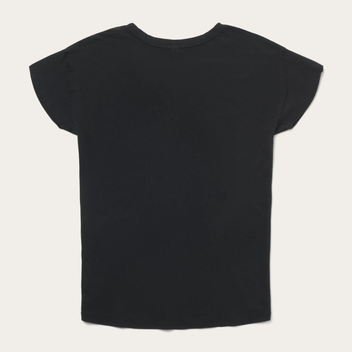 John B. Stetson Eagle Graphic Tee Black Women Stetson Tees