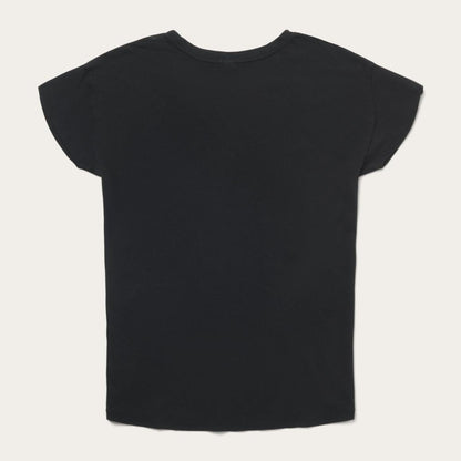 John B. Stetson Eagle Graphic Tee Black Women Stetson Tees