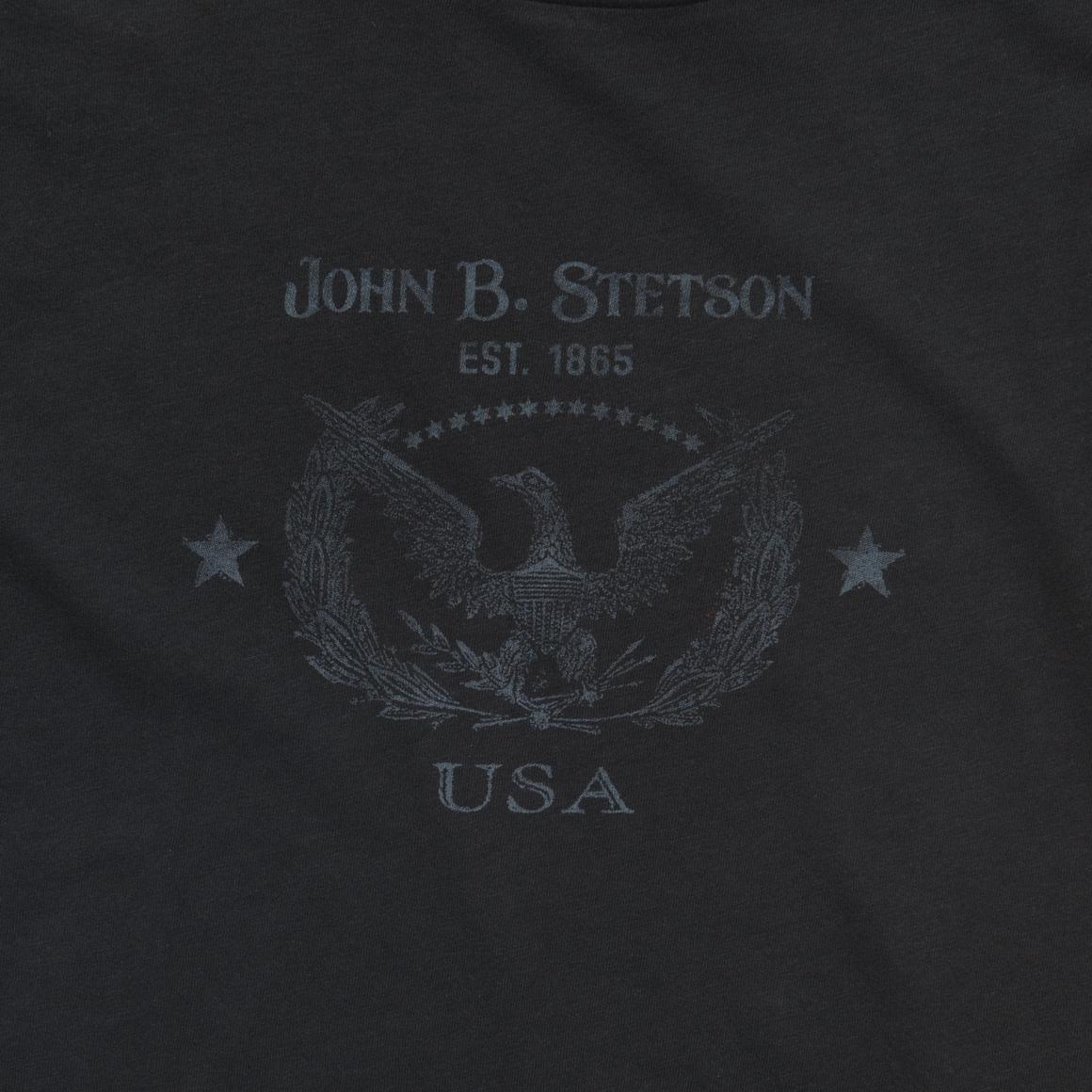 John B. Stetson Eagle Graphic Tee Black Women Stetson Tees