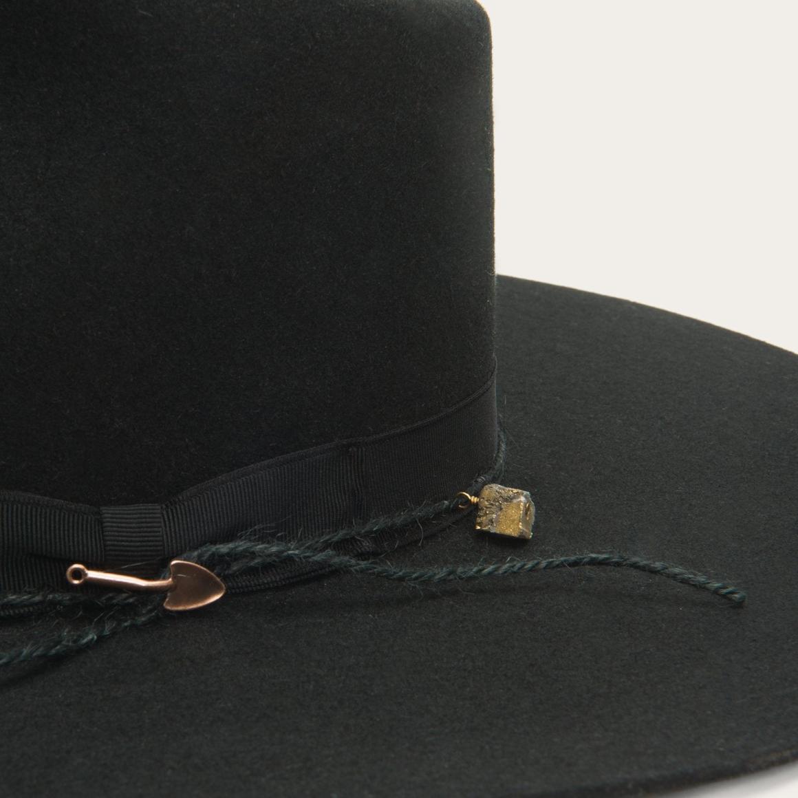 JW Marshall Black Men/Women Stetson Fedora