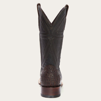 Kaycee Brown Caiman Belly Cowboy Boot Brown Men Stetson Western