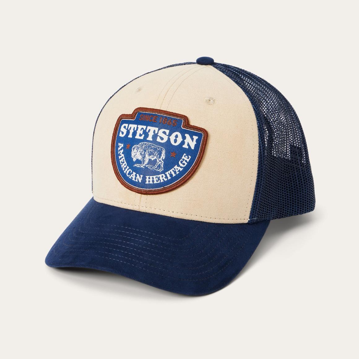Khaki Arrowhead Patch Trucker Cap Khaki Men/Women Stetson Caps & Truckers
