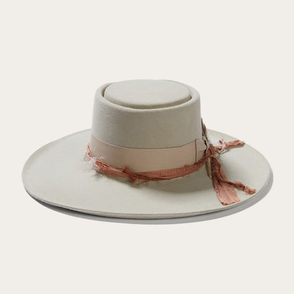 Kings Row Firm Felt Hat Silver Grey Men/Women Stetson Fedora
