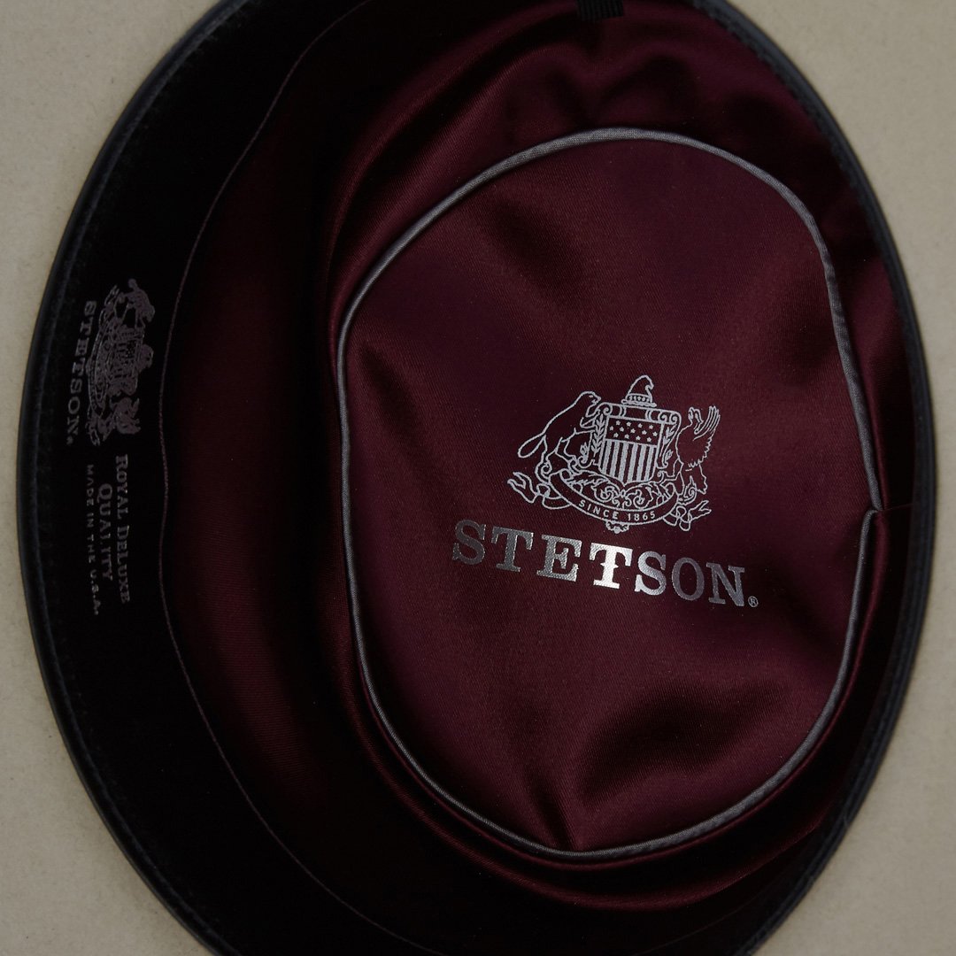 Kings Row Firm Felt Hat Silver Grey Men/Women Stetson Fedora