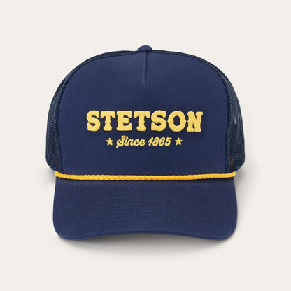 Lasso Trucker Cap Navy Men/Women Stetson Caps & Truckers