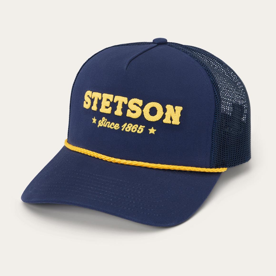 Lasso Trucker Cap Navy Men/Women Stetson Caps & Truckers
