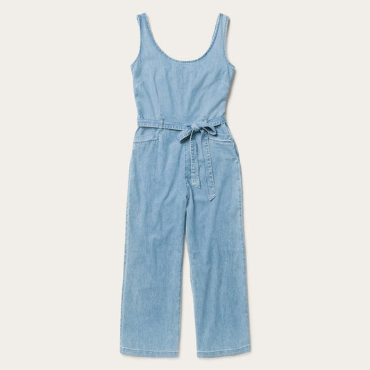 Lightweight Denim Jumper Blue Women Stetson Jumpsuits