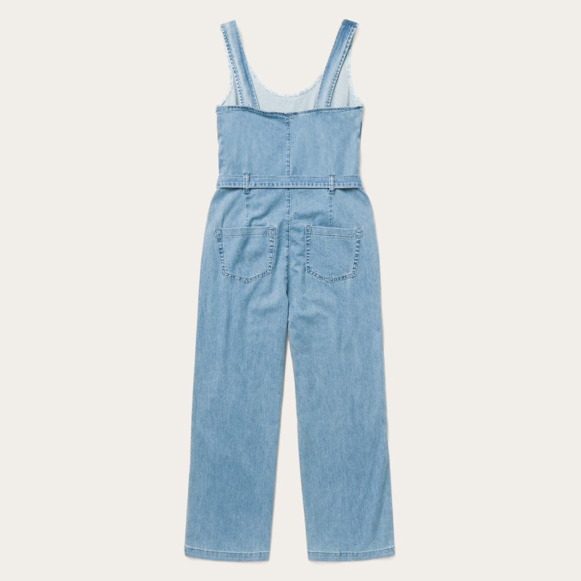 Lightweight Denim Jumper Blue Women Stetson Jumpsuits