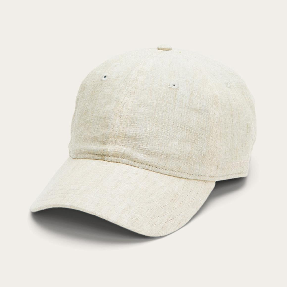 Linen Baseball Cap Beige Men/Women Stetson Caps & Truckers