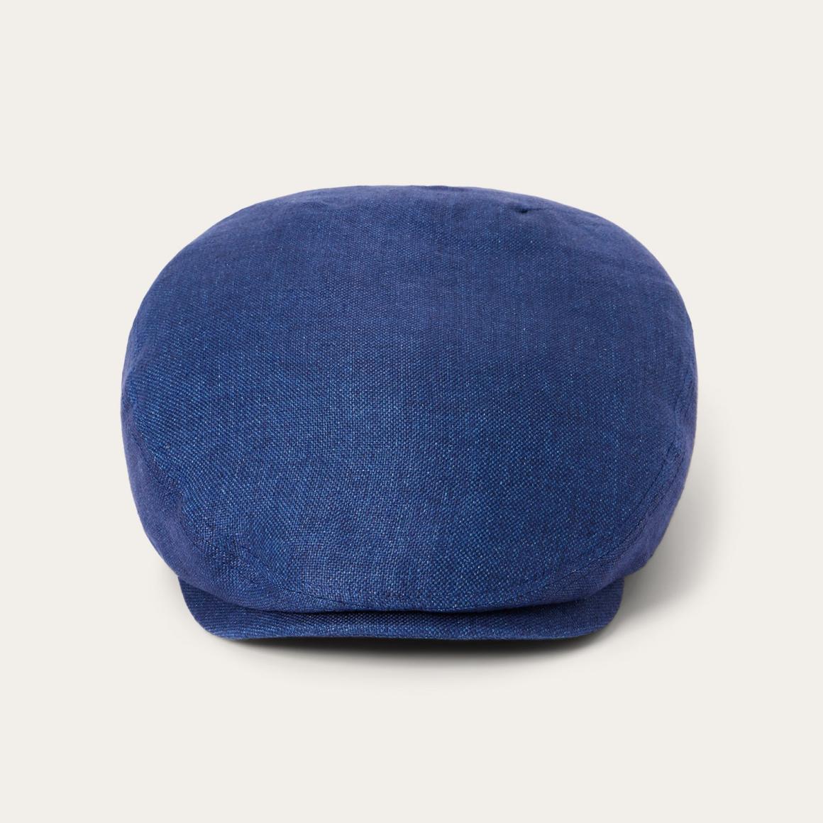 Linen Driver Cap Navy Men/Women Stetson Caps & Truckers