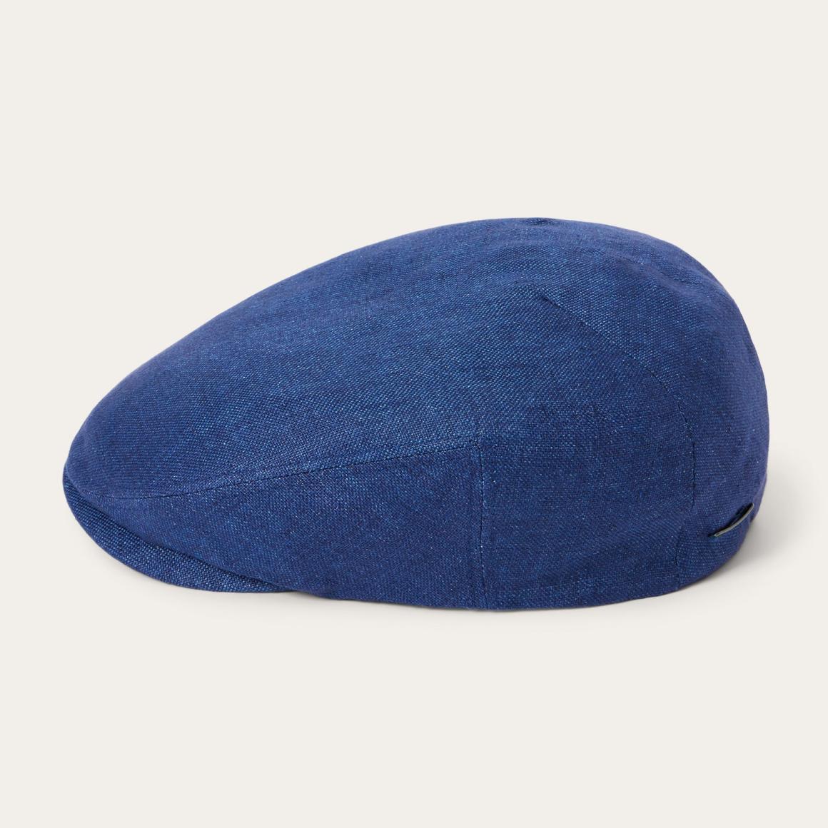 Linen Driver Cap Navy Men/Women Stetson Caps & Truckers