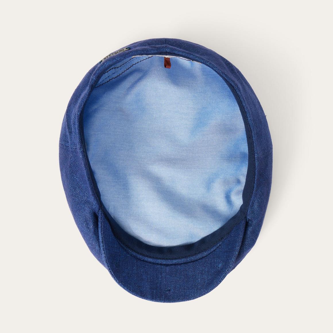 Linen Driver Cap Navy Men/Women Stetson Caps & Truckers