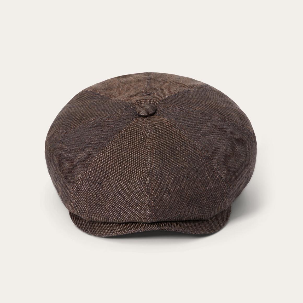 Linen Hatteras Cap Brown Men/Women Stetson Caps & Truckers