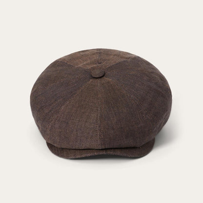 Linen Hatteras Cap Brown Men/Women Stetson Caps & Truckers
