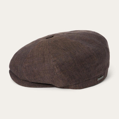 Linen Hatteras Cap Brown Men/Women Stetson Caps & Truckers