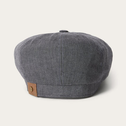 Linen Hatteras Newsboy Grey Men/Women Stetson Caps & Truckers