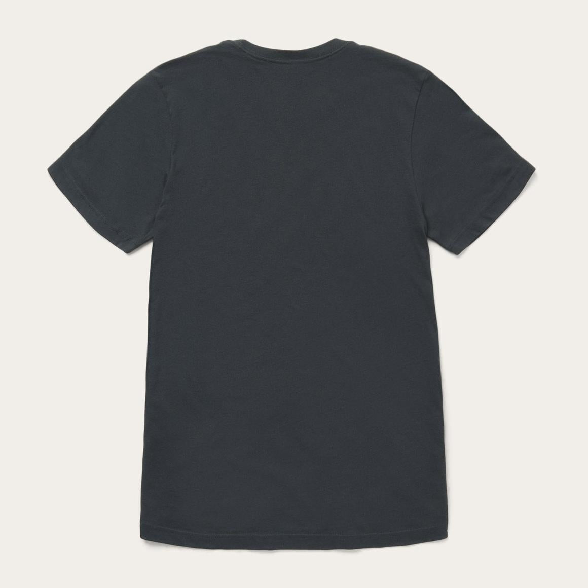 Longhorn Graphic Tee Black Men Stetson Tees
