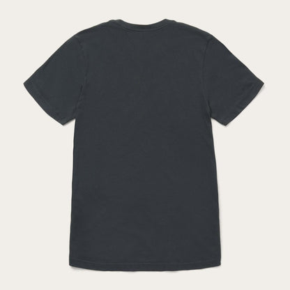 Longhorn Graphic Tee Black Men Stetson Tees