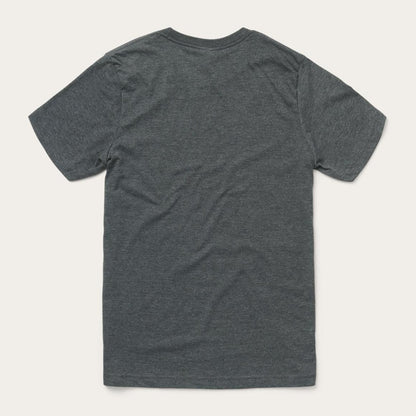 Longhorn Graphic Tee Grey Men Stetson Tees