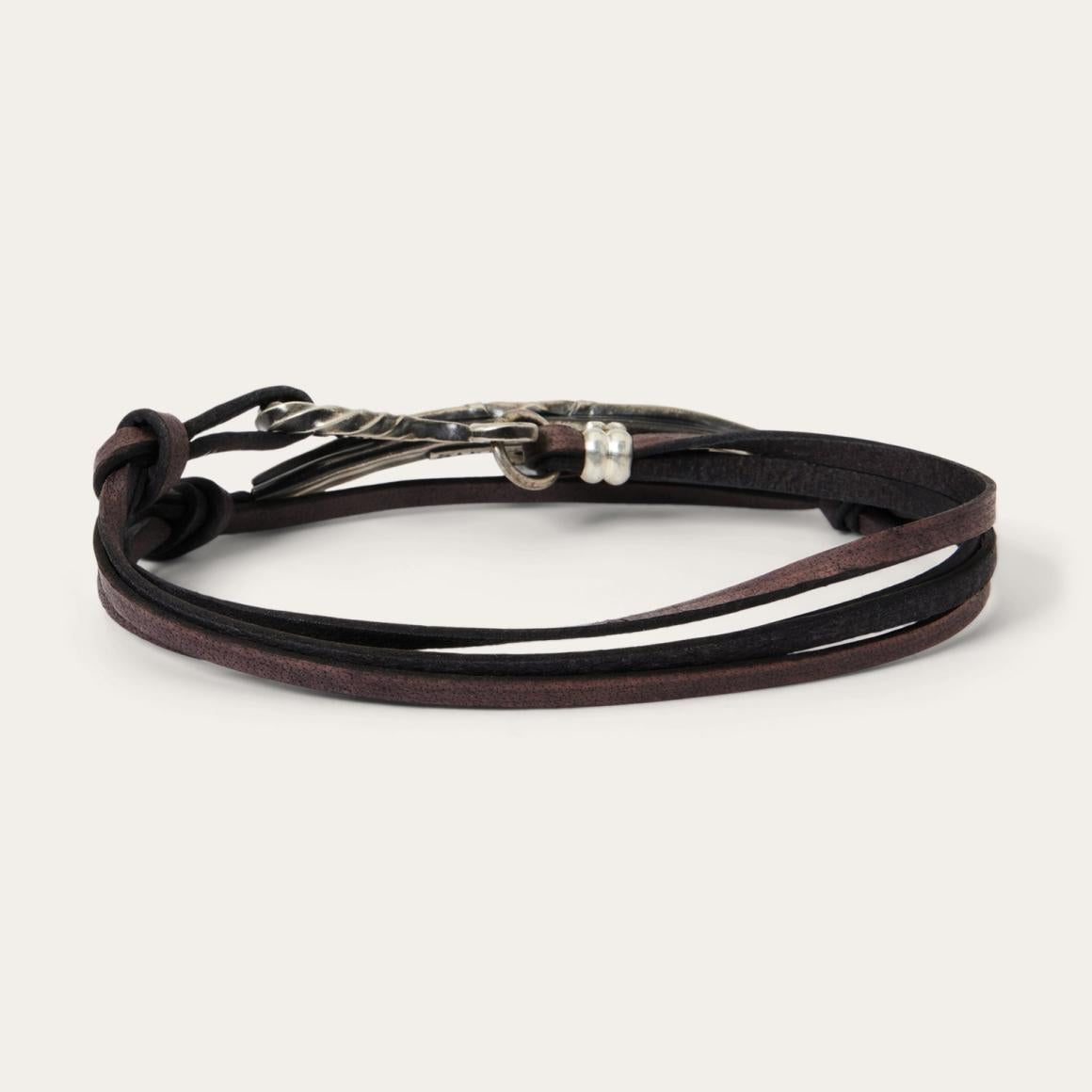 Longhorn Wrap Bracelet Men/Women Stetson Jewelry