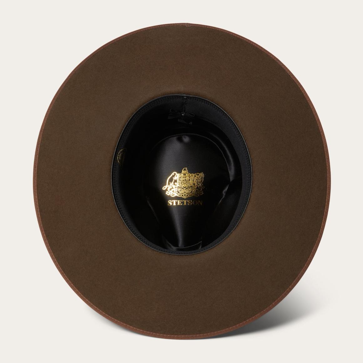 Midtown Wide Flat Brim Hat Oak Men/Women Stetson Fedora