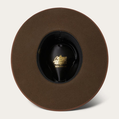 Midtown Wide Flat Brim Hat Oak Men/Women Stetson Fedora