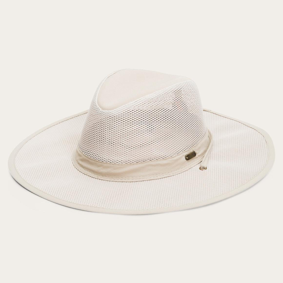 Montana 'No Fly Zone' Mesh Hat Khaki Men/Women Stetson Outdoor