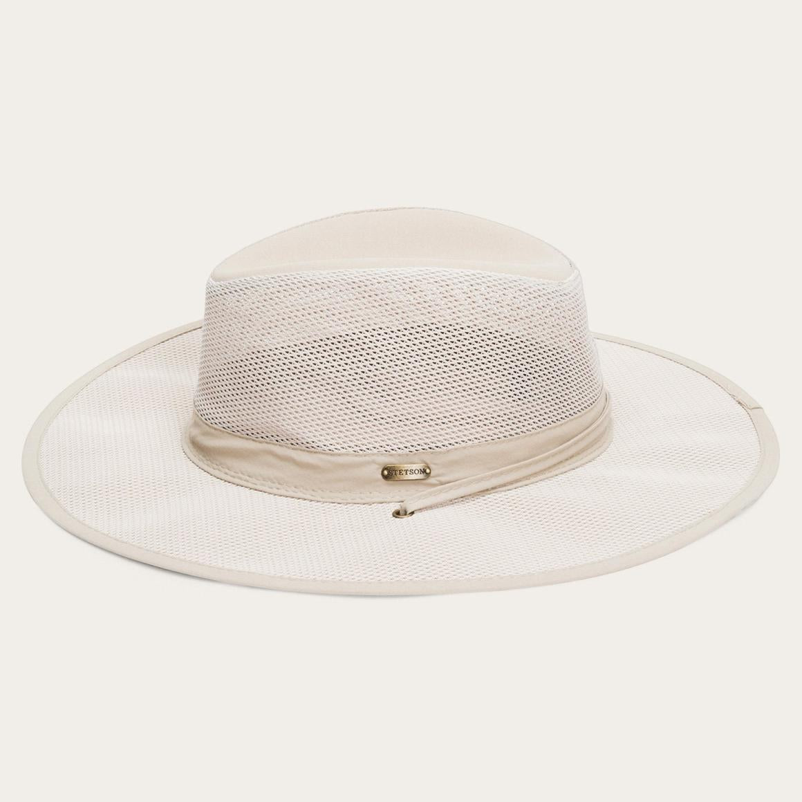 Montana 'No Fly Zone' Mesh Hat Khaki Men/Women Stetson Outdoor