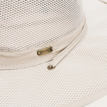 Montana 'No Fly Zone' Mesh Hat Khaki Men/Women Stetson Outdoor