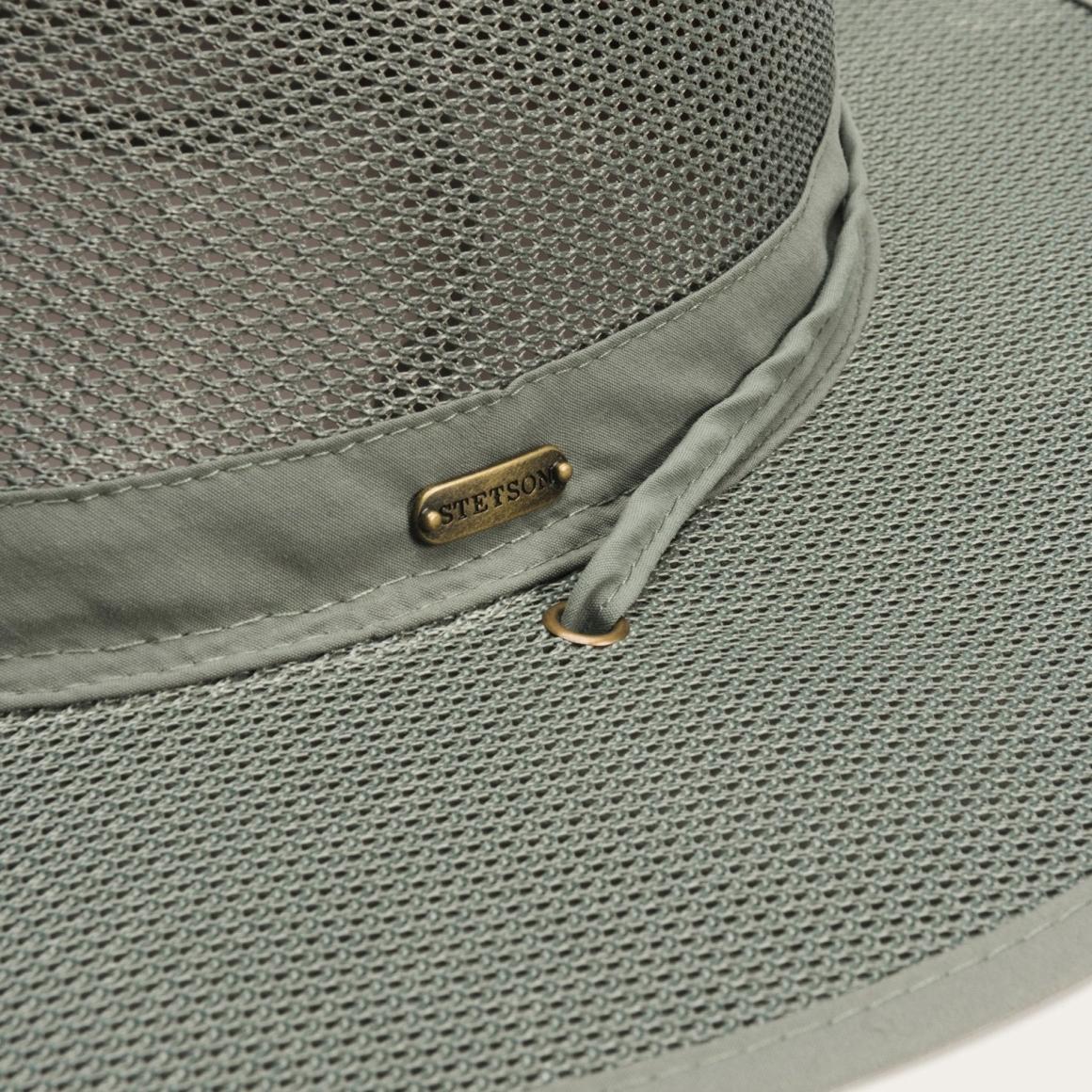 Montana 'No Fly Zone' Mesh Hat Willow Men/Women Stetson Outdoor