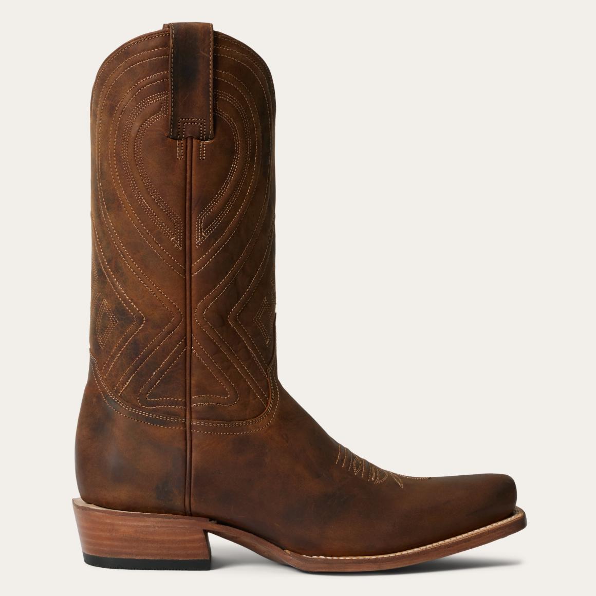 Mossman Boot Brown Men Stetson Western