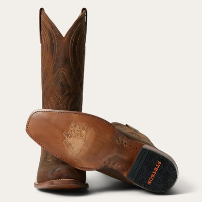 Mossman Boot Brown Men Stetson Western