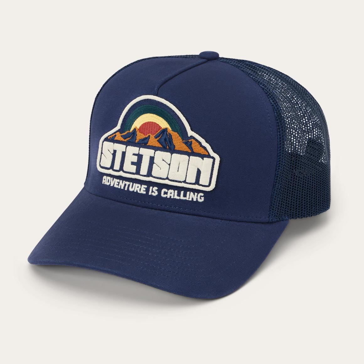 Mountain Sunset Trucker Cap Navy Men/Women Stetson Caps & Truckers