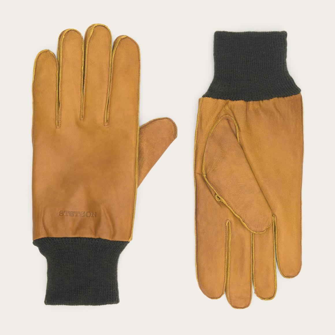 Nappa Gloves Beige Men Stetson Gloves