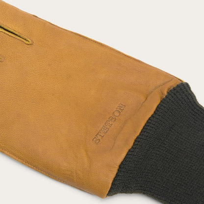 Nappa Gloves Beige Men Stetson Gloves