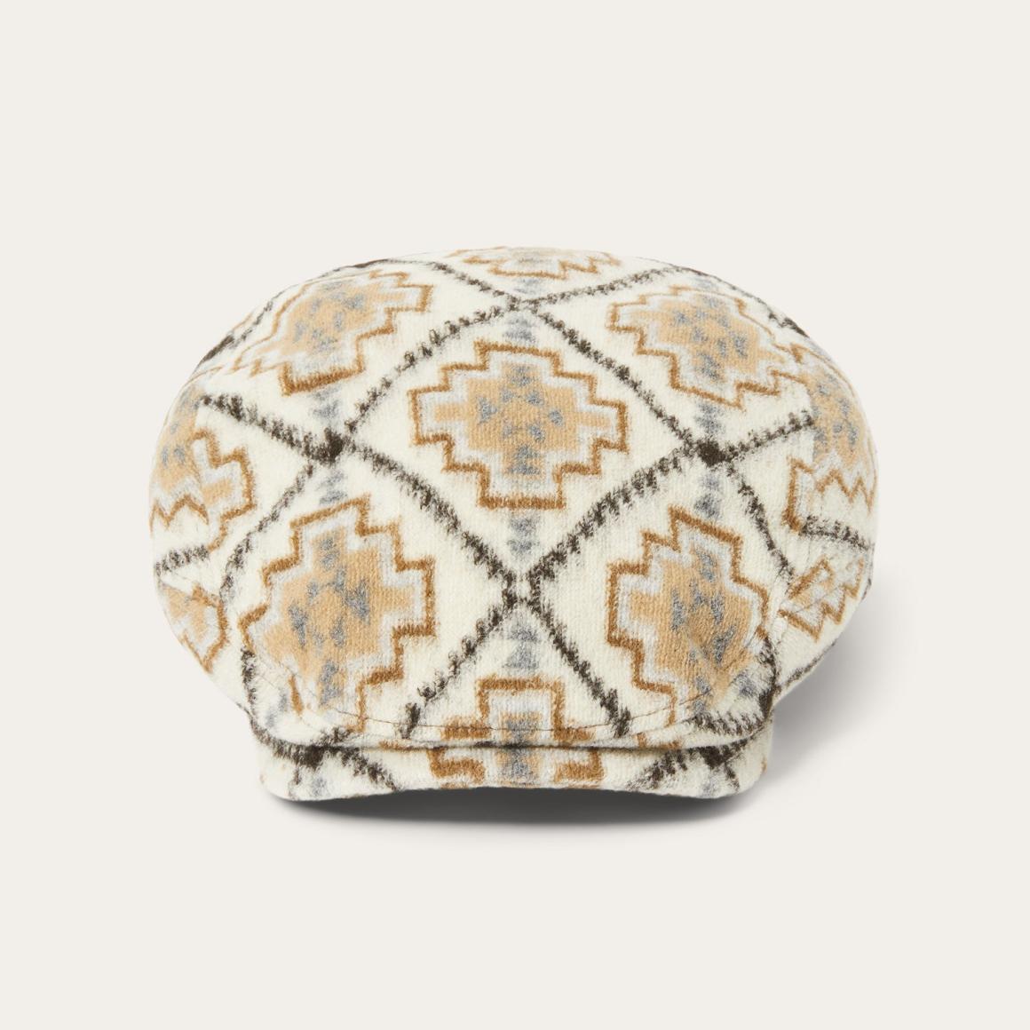 Navajo Jersey Driver Cap Off White / Beige Men/Women Stetson Caps & Truckers
