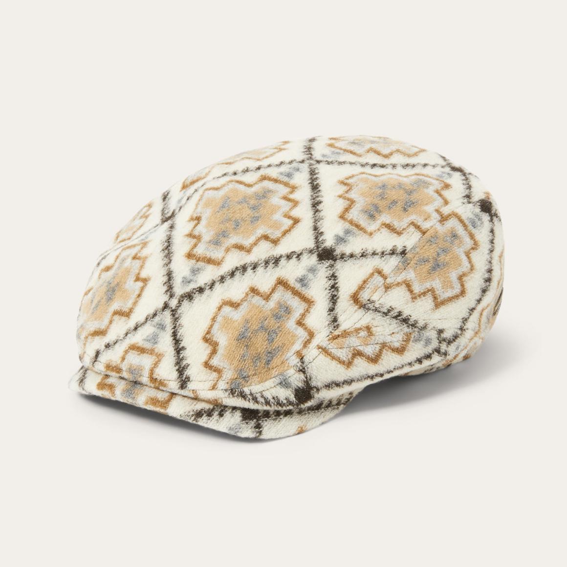 Navajo Jersey Driver Cap Off White / Beige Men/Women Stetson Caps & Truckers