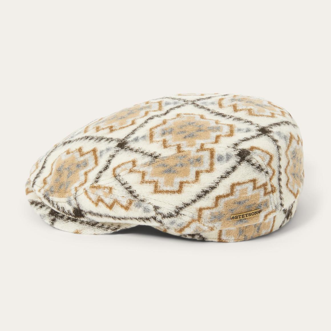 Navajo Jersey Driver Cap Off White / Beige Men/Women Stetson Caps & Truckers